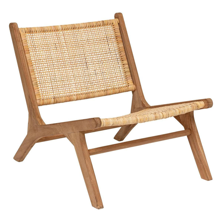 Atmosphera - Fauteuil Timor - Teck et rotin Atmosphera - Fauteuil Timor - Teck et rotin