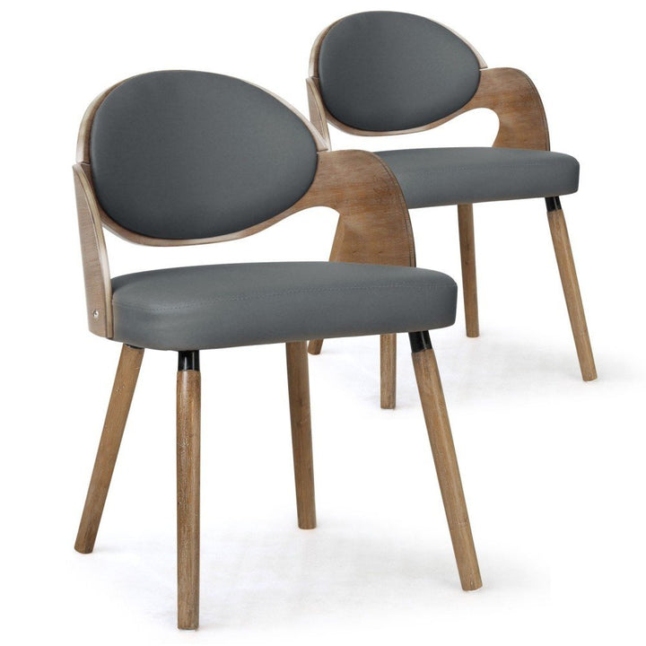 Menzzo 2xgf226avintgrey Chaise, Bois/Gris, 50.5 cm Menzzo 2xgf226avintgrey Chaise, Bois/Gris, 50.5 cm