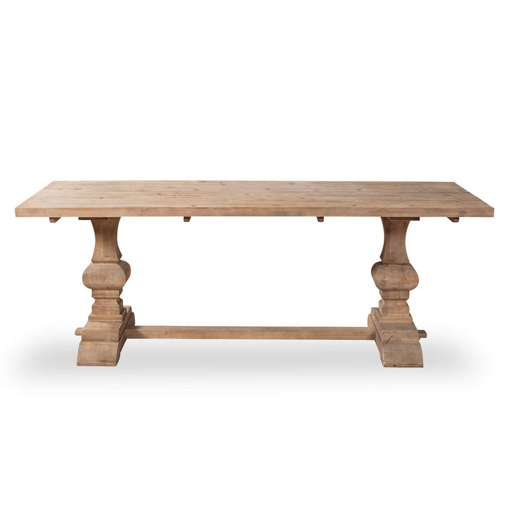 INTENSE DECO Table en pin Vieilli LUBERON Style monastère Naturel INTENSE DECO Table en pin Vieilli LUBERON Style monastère Naturel