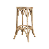 Biscottini tabourets de cuisine bois Thonet 41x75x41 cm | Tabouret haut Made in Italy | Tabouret de cuisine en bois massif de frêne