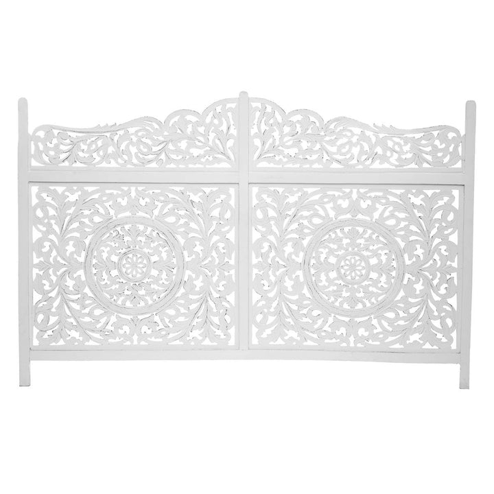 Atmosphera - Tête de lit Fanny - Blanc 123x182 cm