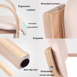 Chaise de salle à manger empilable avec accoudoirs, chaises d'appoint modernes en cuir PU, cadre en bois, bureau d'invités de club, chaise à accoudoir simple