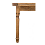 Biscottini Table à Manger Extensible 180x80x90 cm Made in Italy - Table Salle à Manger Extensible en Bois Massif - Table Bois Salle a Manger