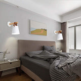 Applique Murale LED Industrielle éclairage Wall Light Luminaire Avec E27 Prise pour House,Métal Style En Fer Forgé Bois Ceinture Bar, Restaurants, Café, Chambre d'enfant,Club de Décoration (Blanc)