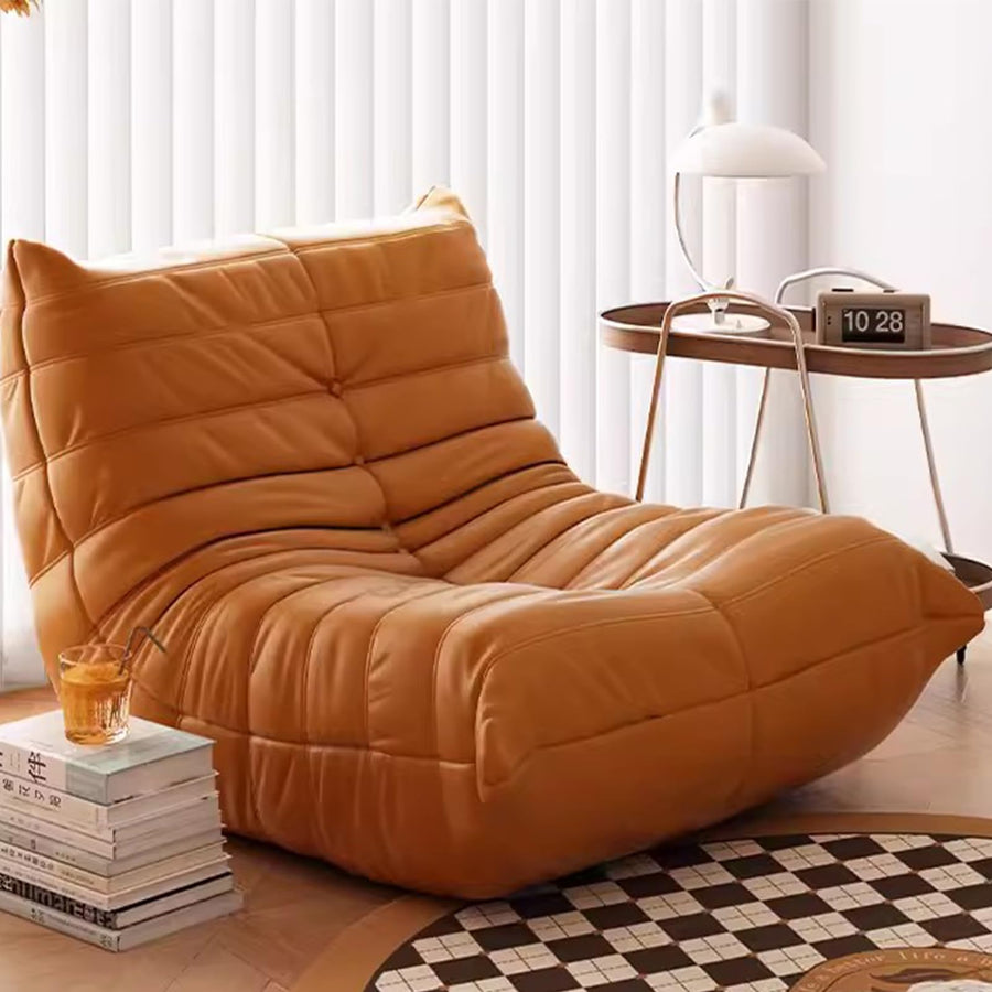 BEDOIN Chaise au Coin du feu, canapé de Sol Paresseux canapé de canapé de Sol sans Arme de paria pour Adultes, canapé-Sol Tatami Chaise Salon d BEDOIN Chaise au Coin du feu, canapé de Sol Paresseux canapé de canapé de Sol sans Arme de paria pour Adultes, canapé-Sol Tatami Chaise Salon d'angle de Chaise d'angle cana Orange-80CM