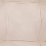 Atmosphera - Fauteuil Neta - rotin et Coton - Blanc