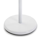 Versa Holstebro Valet de Nuit Multifonctionnel avec 2 Perchoirs Penderie pour Vêtements Homme ou Femme Valet de Chambre, Dimensions (H x l x L) 112 x 28,8 x 46,5 cm, Métal et Bois, Couleur: Blanc