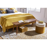 Miliboo Banc Vintage Bois foncé Noyer L130 cm NORDECO