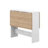 Symbiosis Papillon Table Pliante Blanc et Chêne Naturel 103/67/28x76x73,4 cm