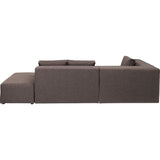 Kare Design Canapé d'angle Infinity Dolce Gauche Marron