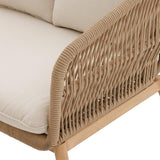Hespéride - Fauteuil de Salon de Jardin Orissa Taupe Polyester et Acier