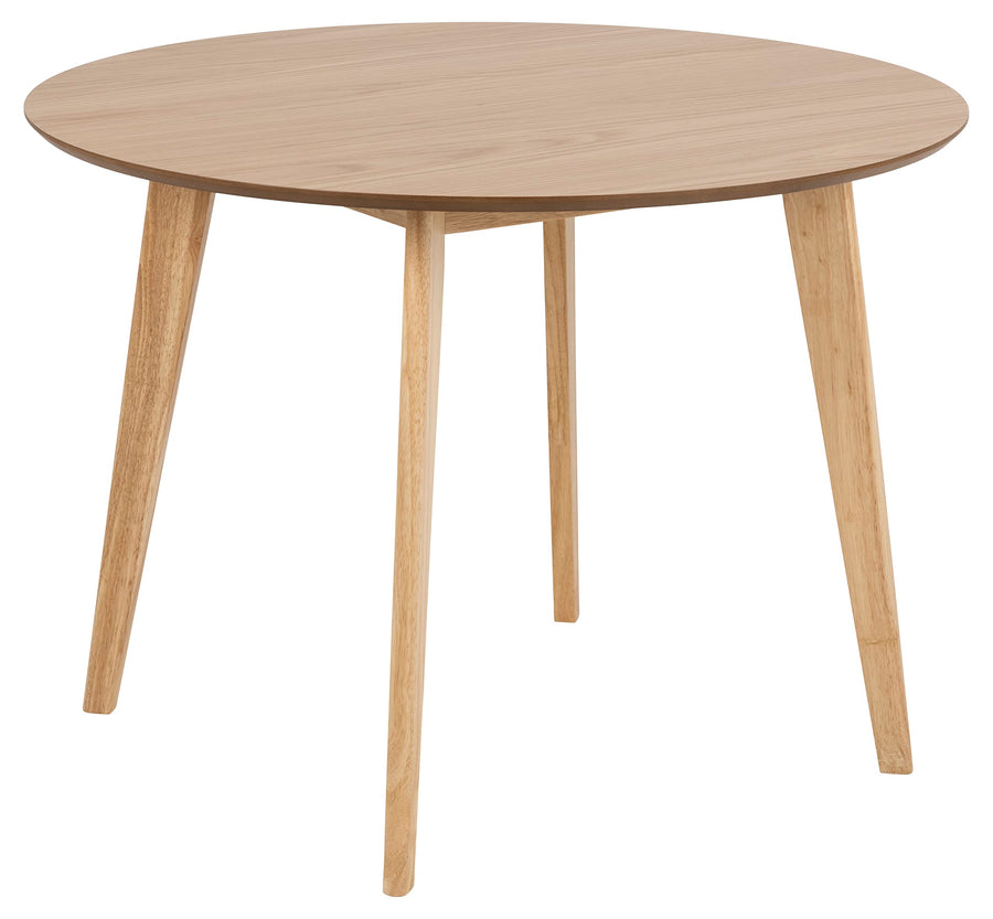 AC Design Furniture Roxanne Table à Manger, Bois, Naturel, H: 76 x B: 105 x T: 105 cm