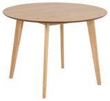 AC Design Furniture Roxanne Table à Manger, Bois, Naturel, H: 76 x B: 105 x T: 105 cm