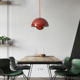 TOKTOP Suspension Luminaire Intérieur, Lustre Salon Moderne Créativité, Lampe Suspendue E27 Rouge Plafonnier pour Chambre Cuisine Salle à Manger
