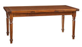Biscottini Table à Manger Extensible 180x80x90 cm Made in Italy - Table Salle à Manger Extensible en Bois Massif - Table Bois Salle a Manger