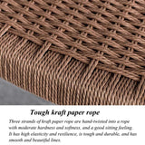 Chaise Décontractée Vintage, Chaises Modernes du Milieu du Siècle pour Salle À Manger Chaise Rattan des Fauteuils en Bois Massif Salle D'étude, Chaise De Loisirs des Clubs De Bureau (Couleur : Walnut