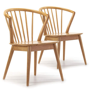 VS Venta-stock Pack 2 chaises Mura, Couleur Chêne, Bois Massif, 55 cm (Longueur) 58,5 cm (Profondeur) 84 cm (Hauteur) VS Venta-stock Pack 2 chaises Mura, Couleur Chêne, Bois Massif, 55 cm (Longueur) 58,5 cm (Profondeur) 84 cm (Hauteur)