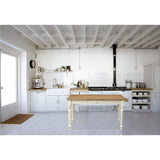 Biscottini Table de Bureau Bois 140x80x80 cm - Table de Cuisine en Tilleul Massif - Table à Manger pour intérieur et extérieur - Table en Bois Massif avec tiroir