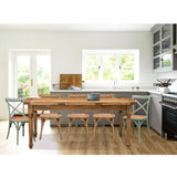 Biscottini Table à Manger Extensible 180x80x90 cm Made in Italy - Table Salle à Manger Extensible en Bois Massif - Table Bois Salle a Manger