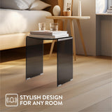 Navaris Tabouret de Douche – Siège en Acrylique 43,5 x 37 x 28 cm capacité maximale 100 kg – Tabouret antidérapant pour Salon Cuisine Couloir