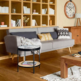 Atmosphera - Canapé Convertible Jack Gris 3 Places