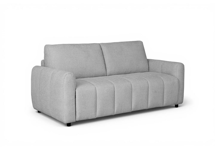 DecoInParis Canapé Convertible Express 3 Places en Tissu Gris ISANDRO DecoInParis Canapé Convertible Express 3 Places en Tissu Gris ISANDRO