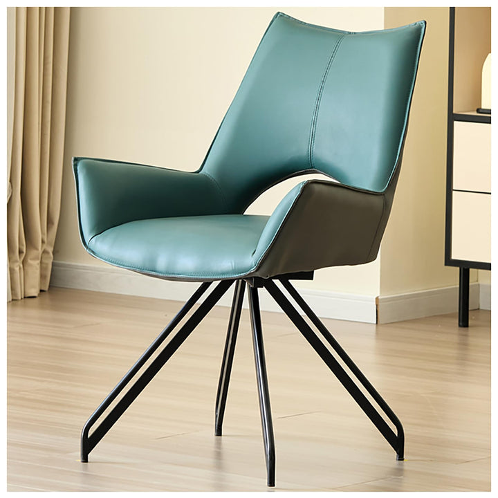 ZTGL Ensemble de 1, 2, 4 ou 6 Chaises de Salle à Manger Pivotantes à 360°, Chaises de Cuisine Modernes, Fauteuil d ZTGL Ensemble de 1, 2, 4 ou 6 Chaises de Salle à Manger Pivotantes à 360°, Chaises de Cuisine Modernes, Fauteuil d'Appoint en Cuir, Chaise d'Appoint Pivotante à 360°,A,(1 PCS)