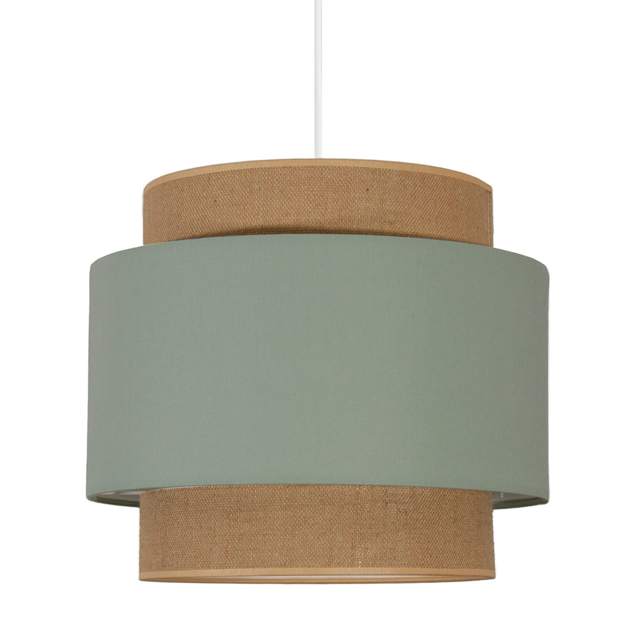 youngDECO® Lampe à suspendre Boho - Abat-jour en Tissu de coton en Sauge Ø 38 cm et hauteur 44 cm - Éclairage de Plafond crée une Ambiance Chaleureuse Dans la Chambre à Coucher, le Salon et le Bureau youngDECO® Lampe à suspendre Boho - Abat-jour en Tissu de coton en Sauge Ø 38 cm et hauteur 44 cm - Éclairage de Plafond crée une Ambiance Chaleureuse Dans la Chambre à Coucher, le Salon et le Bureau