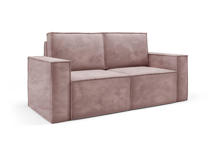 BETTSO - Canapé en Velours côtelé rembourré Orto, Tissu en Velours côtelé élégant et résistant, Canapé modulable, Paysage de Salon Autoportant, Rose, 178x82x93cm, Canapé 2 Places BETTSO - Canapé en Velours côtelé rembourré Orto, Tissu en Velours côtelé élégant et résistant, Canapé modulable, Paysage de Salon Autoportant, Rose, 178x82x93cm, Canapé 2 Places