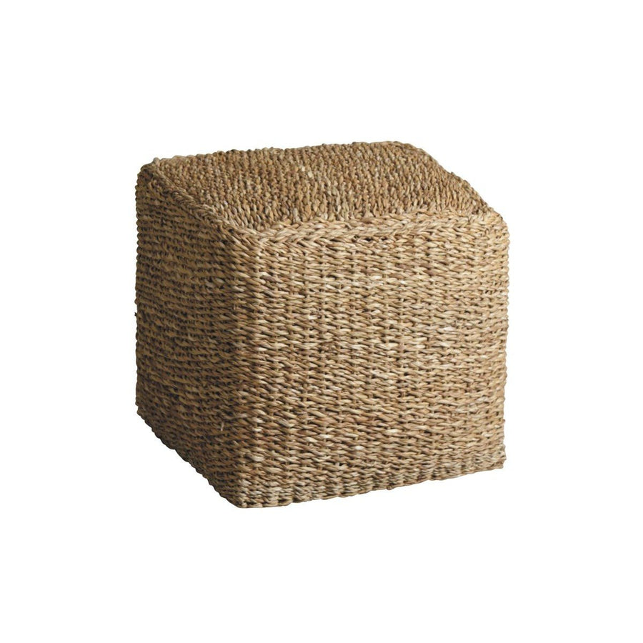 AUBRY GASPARD Pouf carré en jonc de mer Naturel AUBRY GASPARD Pouf carré en jonc de mer Naturel