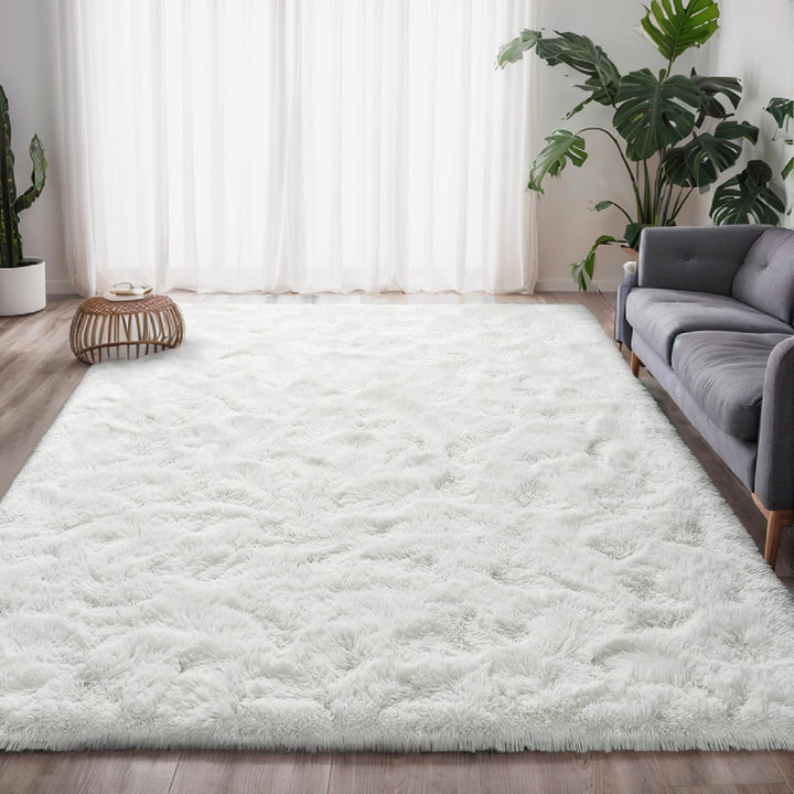 CEYIRO Tapis Salon Tapis Chambre 160x230CM, Dessous Antidérapant, Doux Moelleux (Blanc, 160x230cm) CEYIRO Tapis Salon Tapis Chambre 160x230CM, Dessous Antidérapant, Doux Moelleux (Blanc, 160x230cm)