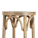 Biscottini tabourets de cuisine bois Thonet 41x75x41 cm | Tabouret haut Made in Italy | Tabouret de cuisine en bois massif de frêne