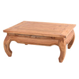 Design Delights Table opium East 80 - 80 x 80 x 35 cm (l x p x h) acajou massif - Table d'appoint en bois massif - Table basse - Couleur : 08 Miel ciré