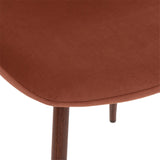 Atmosphera - Chaise - Pieds Imitation Noyer - Rose Terracotta