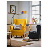 IKEA Strandmon Fauteuil à oreilles Skiftebo Jaune