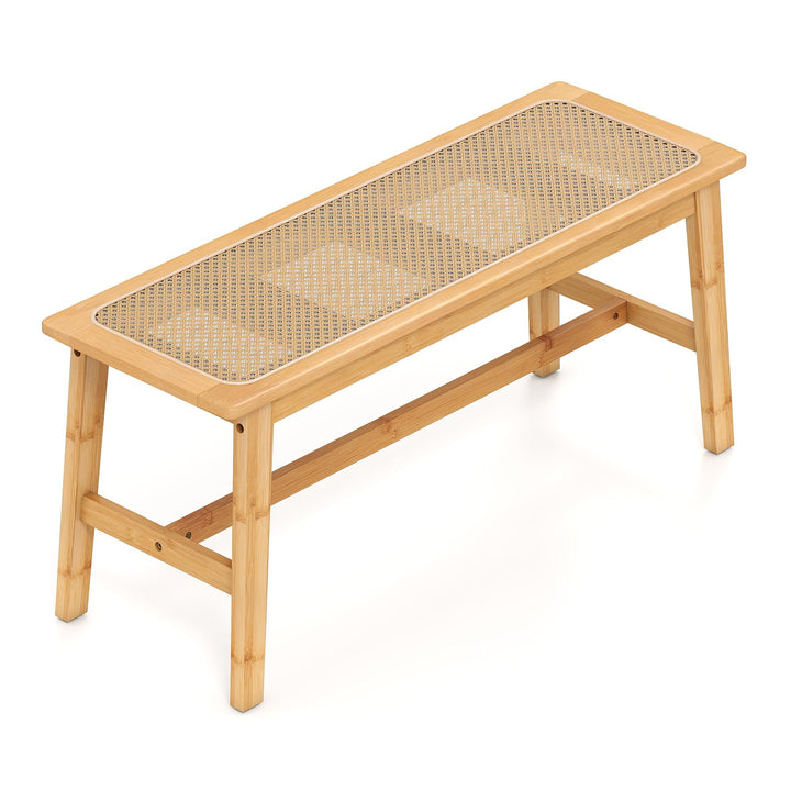 RELAX4LIFE Banc Chaussures Entrée 100 CM en Rotin, Banc Salle à Manger en Bambou Amana Cannage avec Tissé à la Main, Banquette, Bout de Lit pour Entrée Cuisine Salon Chambre Naturel RELAX4LIFE Banc Chaussures Entrée 100 CM en Rotin, Banc Salle à Manger en Bambou Amana Cannage avec Tissé à la Main, Banquette, Bout de Lit pour Entrée Cuisine Salon Chambre Naturel