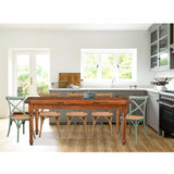 Biscottini Table à Manger Extensible 180x80x90 cm Made in Italy - Table Salle à Manger Extensible en Bois Massif - Table Bois Salle a Manger