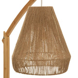 Atmosphera - Lampadaire arc "Palm" - bambou H158 cm