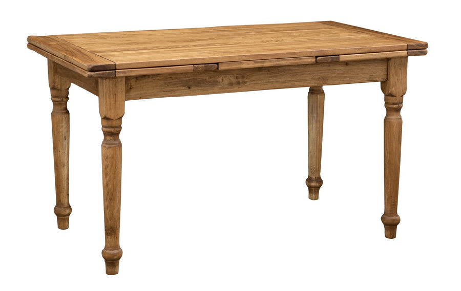 Biscottini Table à Manger Extensible 140x80x80 cm Made in Italy - Table Salle à Manger Extensible en Bois Massif - Table Bois Salle a Manger