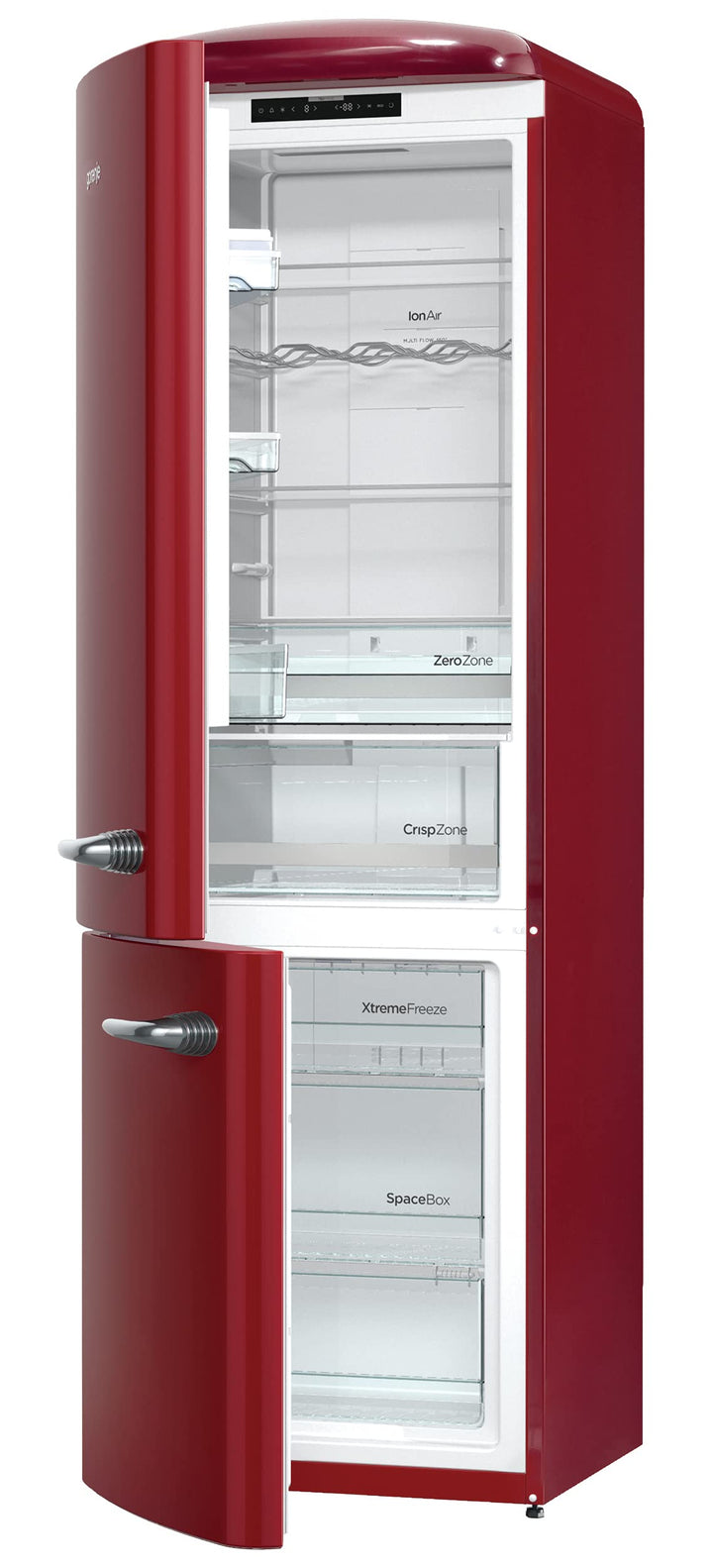 Gorenje ONRK193R-L réfrigérateur-congélateur Autoportante 307 L Rouge Gorenje ONRK193R-L réfrigérateur-congélateur Autoportante 307 L Rouge