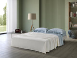 EVERGREENWEB Canapé-lit 3 Places Convertible en Lit avec Matelas 160x190 Effet Massant 0rthopédique, Extensible Sofa Bed Pliable, Housse Déhoussable et Lavable Couleur Gris, 2 Coussins Inclus | Edith