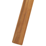 Lot de 2 Chaises Rustique de Jardin en Bois d'Acacia Extérieur Pliables Bellano