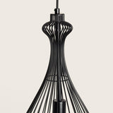 LEDKIA LIGHTING Suspension Métal Penny Noir