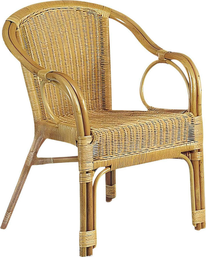 AUBRY GASPARD Fauteuil en moelle de rotin Eden AUBRY GASPARD Fauteuil en moelle de rotin Eden