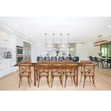 Biscottini Table à Manger Extensible 180x80x90 cm Made in Italy - Table Salle à Manger Extensible en Bois Massif - Table Bois Salle a Manger