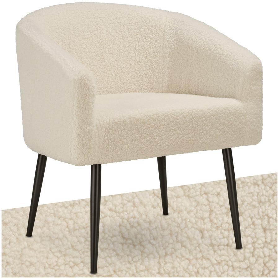 TecTake® Fauteuil Relax Fauteuil Club Confortable en Tissu Bouclette Fauteuil Scandinave Moelleux avec Accoudoirs pour Salle à Manger, Salon, Chambre, Chaise Bureau, Allaitement, TV TecTake® Fauteuil Relax Fauteuil Club Confortable en Tissu Bouclette Fauteuil Scandinave Moelleux avec Accoudoirs pour Salle à Manger, Salon, Chambre, Chaise Bureau, Allaitement, TV