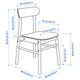 RÖNNINGE Chaise bouleau 46 x 49 x 79 cm