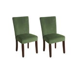 Kinfine K6805-b228 en Velours Parson Chaise de Salle à Manger