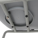 Home Deco Factory, HD6364, Lot de 2 Tabourets de Bar Moderne en Plastique, Design épuré et Chic, idéal pour Cuisine ou Salon, Hauteur d'assise 76 cm, Dimensions 55x47x99 cm, Couleur Gris