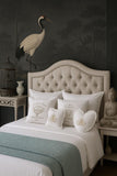 PALAZZO INT Tête de lit vintage Chateau Royal – Tête de lit en velours Chesterfield capitonnée avec boutons, 117 × 160 × 6 cm, autonome et murale, design de coiffeuse